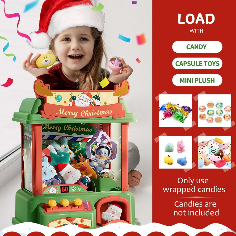 Christmas Claw Machine For Kid - Arcade Games Vending recension och pris