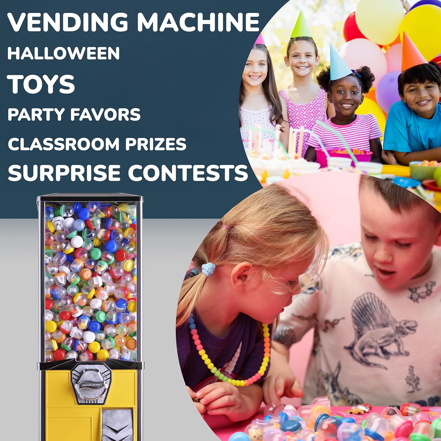 100-500PCS Empty Round Capsule - Prize Capsule Toy Machine recension och pris