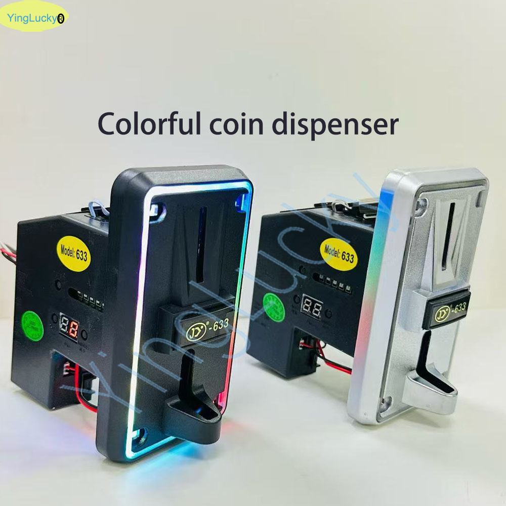 Colorful LED Multi Coin Accept - Arcade Games Vending recension och pris
