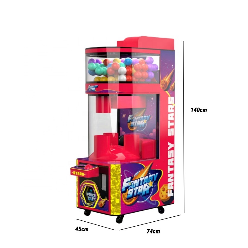 Amusement Park Metal Coin Oper - Prize Capsule Toy Machine recension och pris