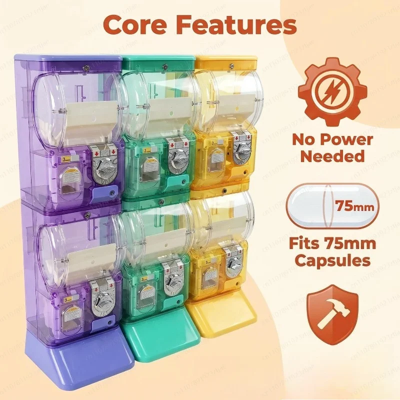 Transparent White Two Tier Gas - Arcade Vending & Laundry Revenue recension och pris