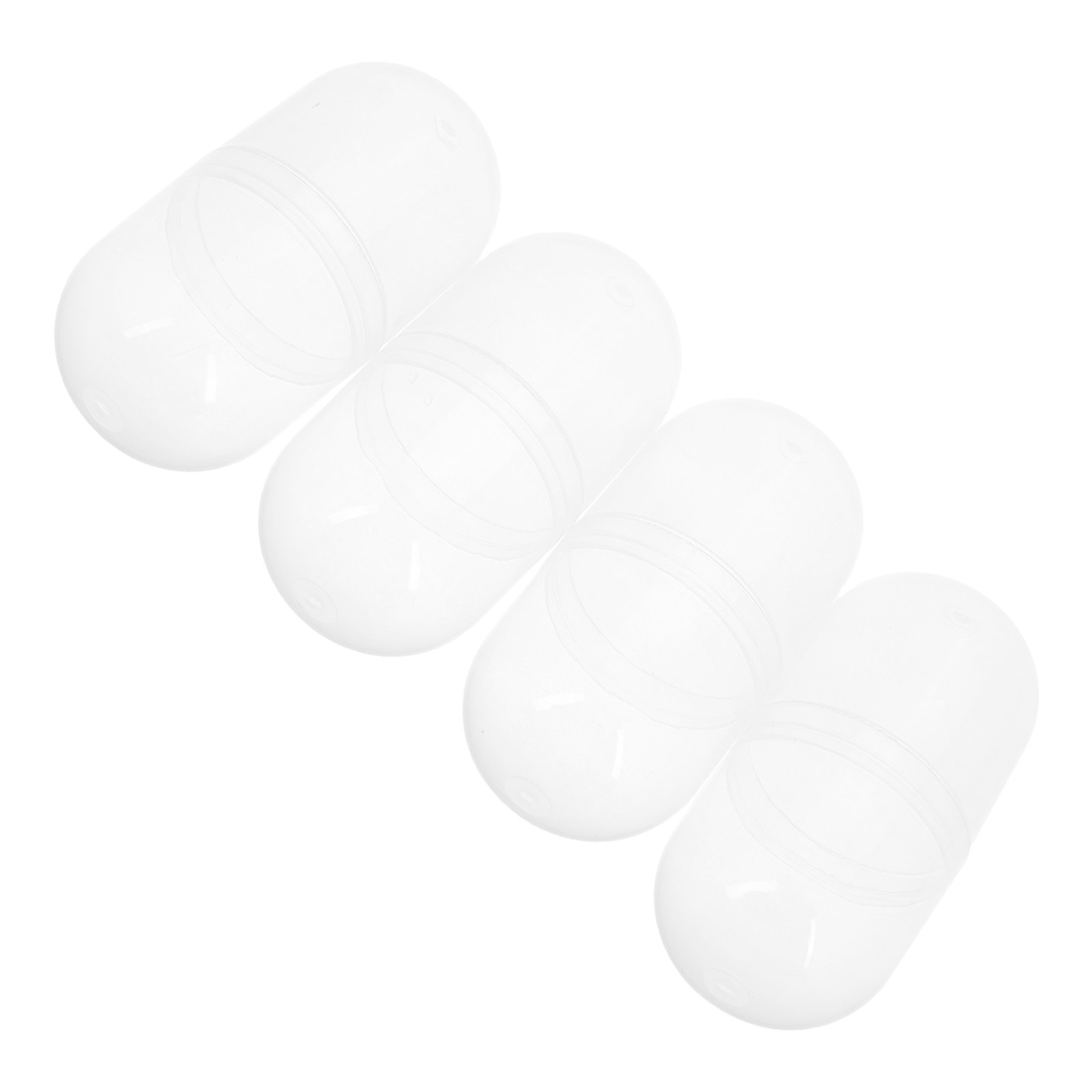 4Pcs Transparent Plastic Filla - Prize Capsule Toy Machine recension och pris
