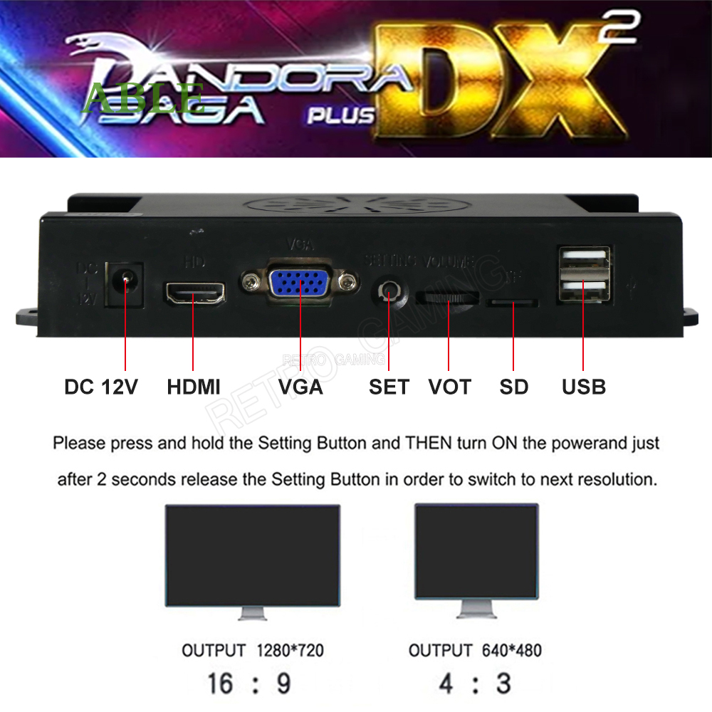 26800 in 1 Pandora Saga Box DX - Trackball Controller Arcade recension och pris